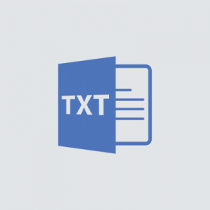 Product Manual TXT Attachment